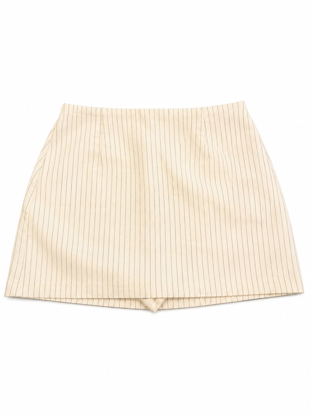 Abercrombie & Fitch Women's Cream Pinstripe Mini Skirt Size S